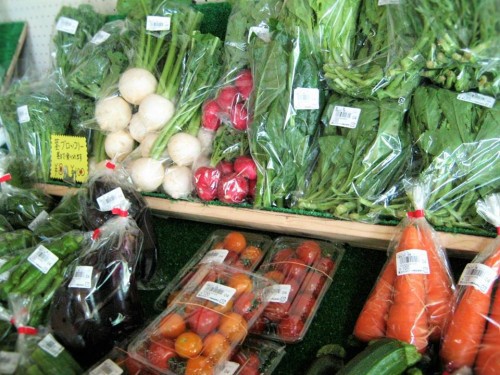 道の駅さらべつ野菜市